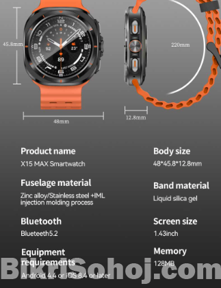 Smart watch X15 max